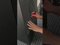 Gabinete de aluminio de apertura frontal con frecuencia de actualización de 1920-3840HZ, pantalla extraíble frontal para exteriores, para las demandas del mercado