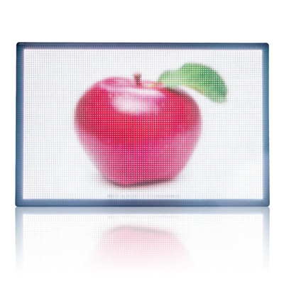 muestras al aire libre programables P8MM RGB de 28X43inch Digitaces LED a todo color