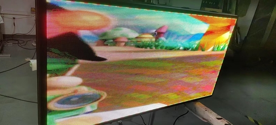 Tablero de publicidad video LED de la ventana de P5 RGB de las muestras programables de la exhibición