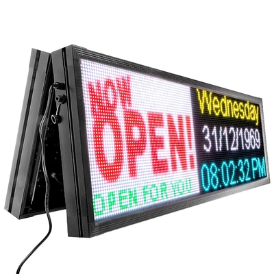 Muestras de publicidad de la demostración de la ventana de pantalla LED de poste de la prenda impermeable IP65