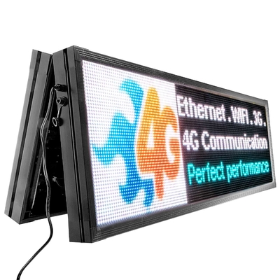 Muestras de publicidad de la demostración de la ventana de pantalla LED de poste de la prenda impermeable IP65