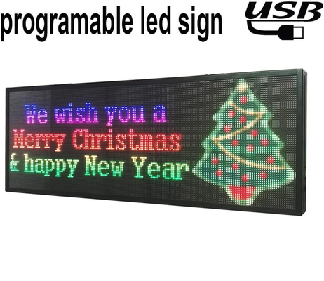 Signos electrónicos LED de exterior impermeables y programables Alto brillo