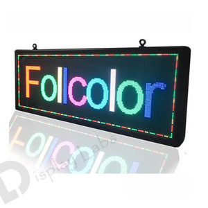 Telefono LED programable señales programables 160 * 320MM módulo LED señal de desplazamiento P10 RGB