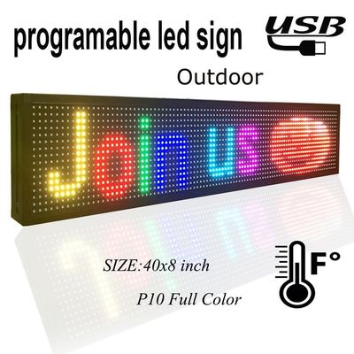 Exhibición de mensaje llevada a todo color de la ventanilla del coche del tablero el 16*160cm de la visualización de texto SMD3535