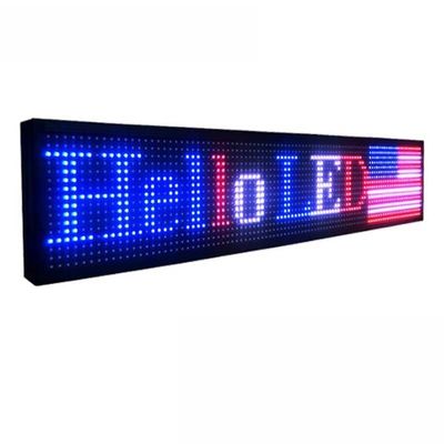 La exhibición de alta resolución de la ventana de P10 LED firma el 16*192cm para la promoción del centro comercial de la tienda