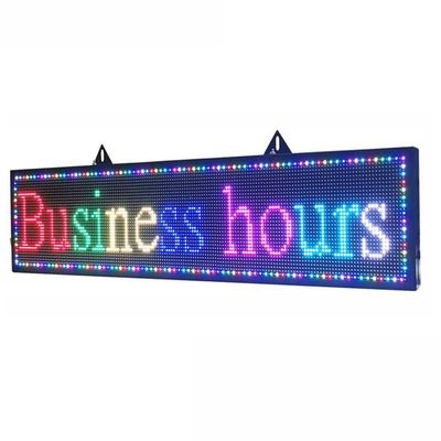 el tablero publicitario PSE LED programable de la muestra de la pantalla de los 32*128cm LED firma interior