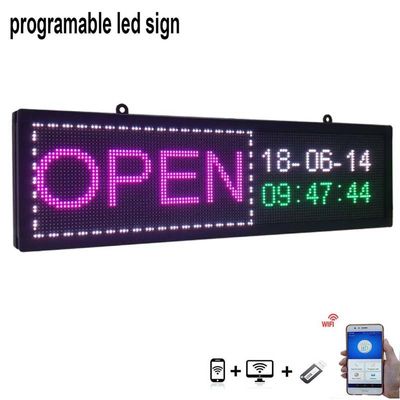 La exhibición programable de la ventana de P10 USB LED firma las muestras llevadas interiores 220V para el negocio