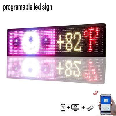 Muestras inalámbricas RGB a todo color de la exhibición de la ventana del mensaje LED del taxi del USB P5 programables