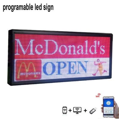 P5 Digitaces al aire libre de enrollamiento programables LED firma 110V a todo color