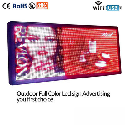 Tablero de la muestra de la ventana posterior del coche del RGB de la tablilla de anuncios de mensaje de la ayuda LED de Winxp Win7