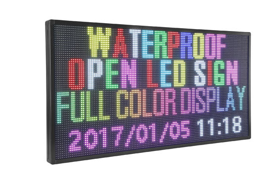 Exhibición al aire libre de alta resolución de las muestras del RGB P5 Digitaces LED con el marco de aluminio