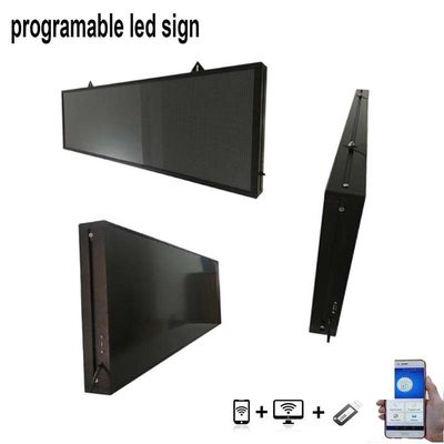 La exhibición programable de la ventana de P10 USB LED firma las muestras llevadas interiores 220V para el negocio
