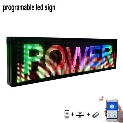 Muestras a todo color de la exhibición de la ventana de P10 P5 RGB LED para la publicidad de Windows de la tienda