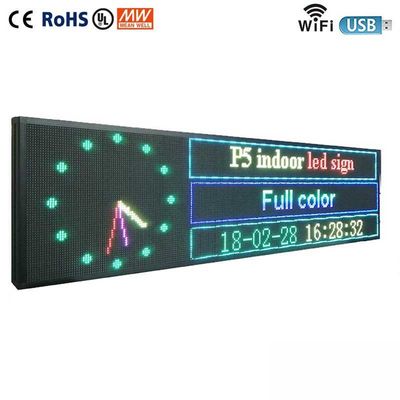220V al aire libre LED que enrollaba la tablilla de anuncios P5 llevó la muestra para la ventana trasera del coche