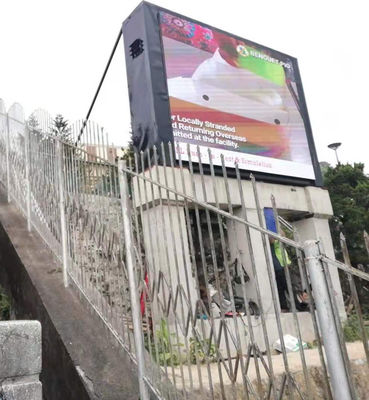 Pantalla LED fija al aire libre P10 de la prenda impermeable IP65 para el centro comercial