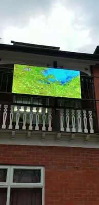 echada al aire libre del pixel de las muestras 5m m del indicador digital 192x192dots con el gabinete de aluminio