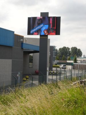 Pantalla de P10 IP67 Front Access LED, muestras de publicidad al aire libre del CE LED