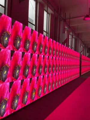 pantalla fija interior de 128*256m m LED, pared video de P2RGB HD LED