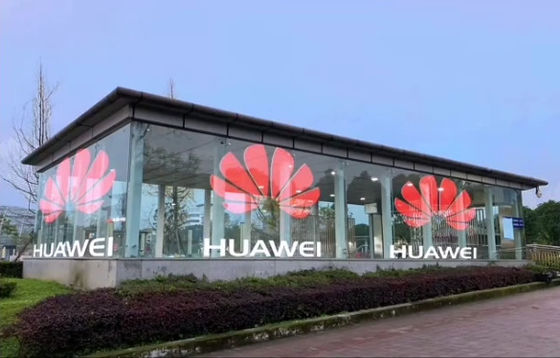 pantalla transparente de 500*400m m LED, exhibición suave de la película del PWB LED