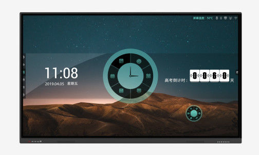 Pantalla táctil del monitor LCD de 89 grados 75 pulgadas para la conferencia
