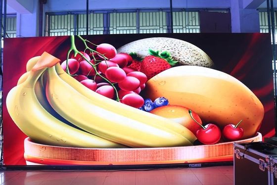 Pared video de alquiler de 1R1G1B LED, alquiler de la pantalla de la pantalla LED P4.81