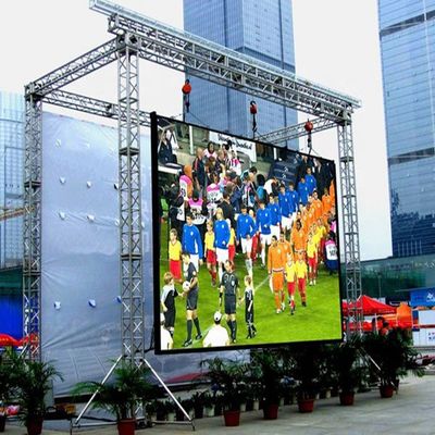 alquiler al aire libre de la pantalla de vídeo del 10ftx12ft instalado fácilmente para la etapa