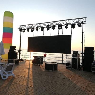 La pantalla de alquiler al aire libre 500mm*500m m de P4.81 LED a presión aluminio de la fundición