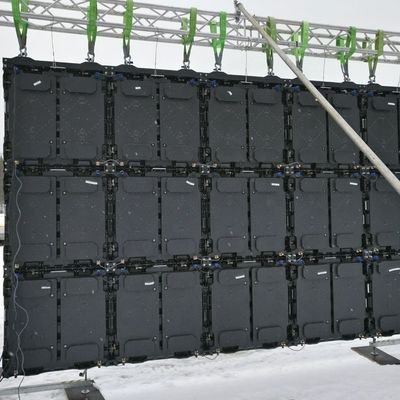 La pantalla de alquiler al aire libre 500mm*500m m de P4.81 LED a presión aluminio de la fundición