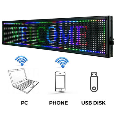 Muestras al aire libre echadas a un lado dobles del indicador digital de P10 RGB LED para la publicidad