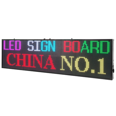 La señalización al aire libre programable 64x160 de P6 RGB LED Digital puntea