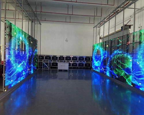 240V transparentes ven a través el panel el 12m del LED para las campañas de marketing