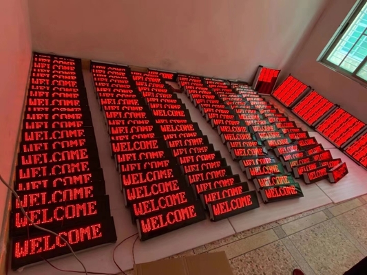 120 grados LED programable que enrollan la sola publicidad 220V del color de las muestras