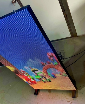 P4 interior RGB fijó la pantalla de vídeo a todo color de la exhibición de la ventana del LED para la publicidad
