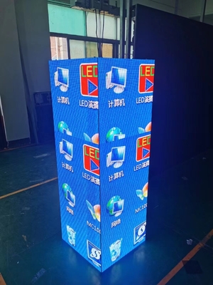 P3.91 tablero de publicidad fijo al aire libre del gabinete de la pantalla LED 500x500
