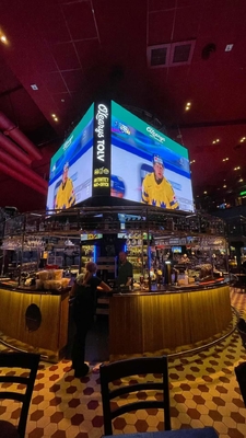 La publicidad de la pantalla P3.91 fijó el tablero del gabinete de la pantalla LED 500x1000