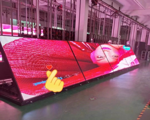 pantalla cabient de la publicidad al aire libre de la pantalla LED P8 RGB de Front Access del hierro