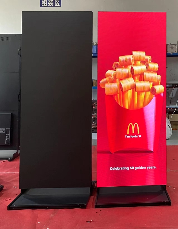 Cartel inconsútil P2.5 RGB Smart LED que hace publicidad de la exhibición para el centro comercial