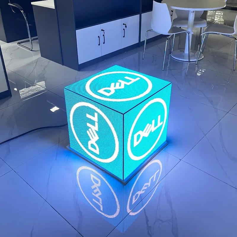P2.5 Decoración de tiendas Signos de pantalla de ventanas LED Ángulo de visión amplio