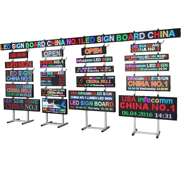 Kinglight SMD3535 Signos LED a todo color 5 mm Pitch Pixel para publicidad al aire libre