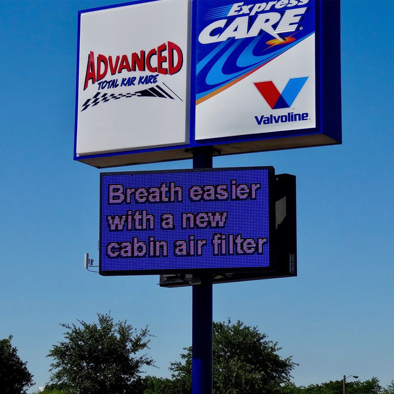 1640x1160mm LED Display with Front Removable Screen and Cabinet Size 500mm X 500mm