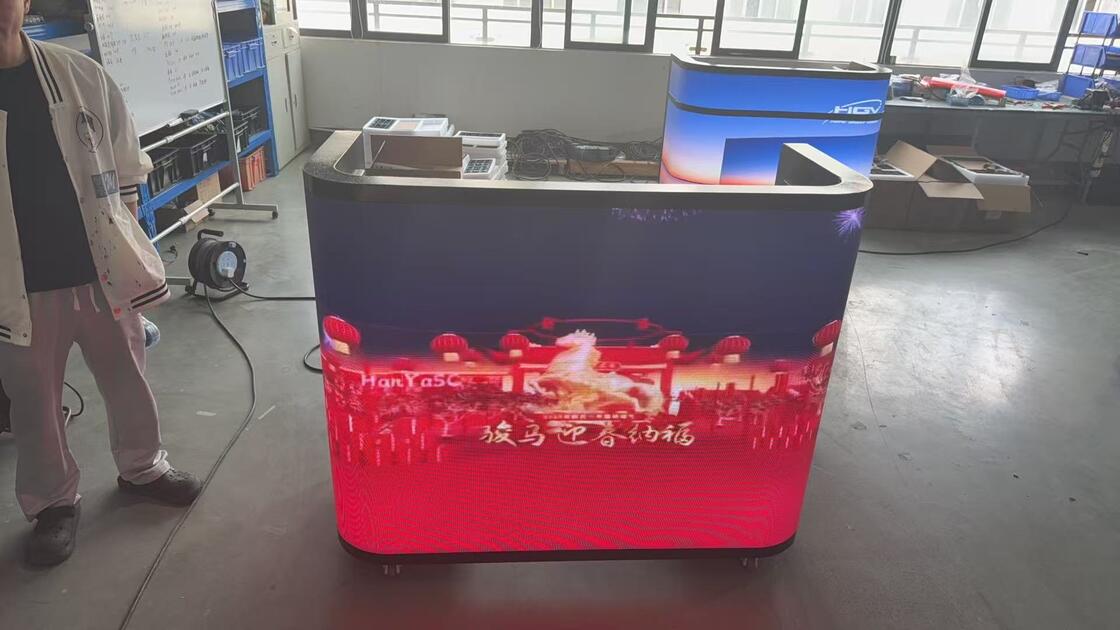 Pixel Pitch 1538mm Creative Led Display Offering Front Rear Maintenance Suitable for Indoor Corporate Signage and Displays