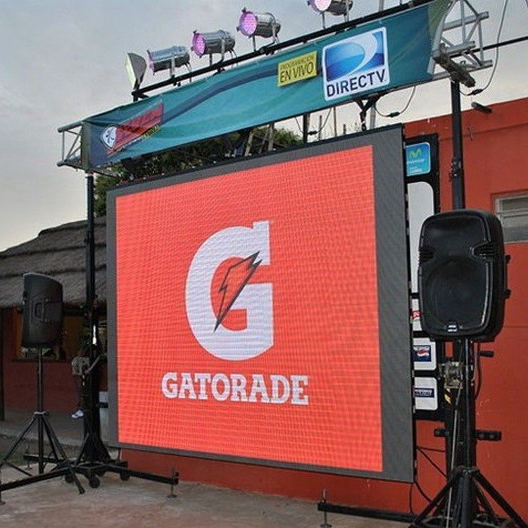 pantalla de alquiler al aire libre de 3840Hz LED para el fondo de etapa de la show televisivo del estudio