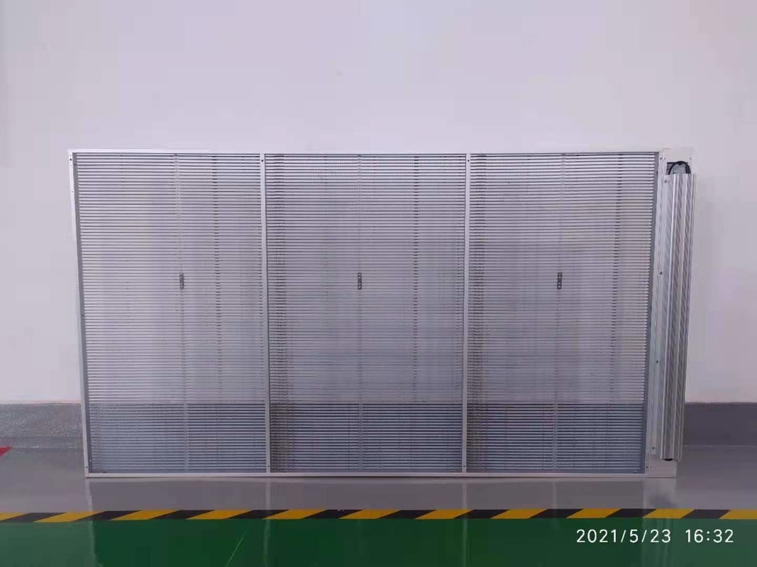 La pantalla transparente de iluminación lateral de P3.91-7.8 LED con alto brillo ve con llevado para la entrada de cristal